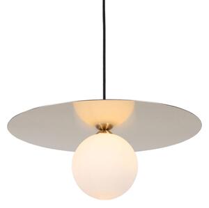 Italux PND-201923-1 závěsné svítidlo Spoletto D450mm 1x40W G9 zlatá, bílá