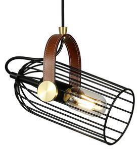 Italux PND-2445-1-BK závěsné svítidlo Antoin D140mm 1x40W E27 černá