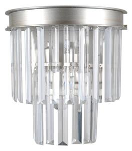 Italux WL-44372-2A-SLVR-BRW nástěnné svítidlo Verdes 2x40W E14 stříbrná