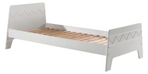 Bílá dětská postel Vipack Wynnie, 90 x 200 cm