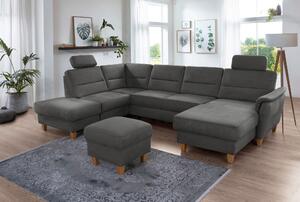 SEDACÍ SOUPRAVA, textil, šedá Sit & More - Sedací soupravy, Online Only