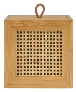 Bambusový koupelnový organizér Wenko Allegre, 9 x 9 cm