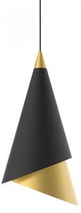 ITALUX PND-433128-1A Raalto závěsné svítidlo LED D250mm 13,55W/469lm 3000K černá, zlatá