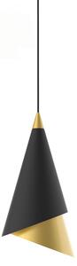 ITALUX PND-433128-1B Raalto závěsné svítidlo LED D120mm 7,7W/290lm 3000K černá, zlatá