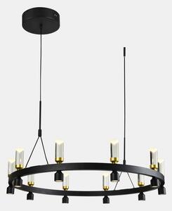 ITALUX PND-83812-20 Almelo závěsné svítidlo LED D818mm 49W/2920lm 3000K černá, zlatá