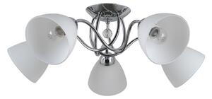 ITALUX PND-5643-5 Lugano stropní svítidlo 5xE27 chrom, bílá