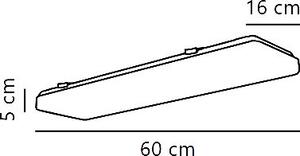 Nordlux Trenton stropní světlo 1x23 W bílá 47856101