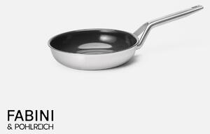 Fabini Pánev FABINI & Pohlreich 2.0, ø 20 cm - Nepřilnavá nerezová beznýtová pánev z vícevrstvé nerezové oceli bez poklice