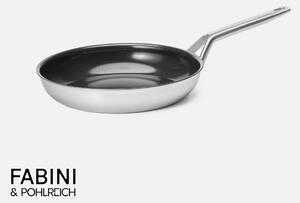 Fabini Pánev FABINI & Pohlreich 2.0, ø 26 cm - Nepřilnavá nerezová beznýtová pánev z vícevrstvé nerezové oceli bez poklice