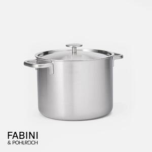 Fabini Hrnec FABINI & Pohlreich 2.0, ø 24 cm (8 l) - Nerezový beznýtový hrnec z vícevrstvé nerezové oceli s poklicí