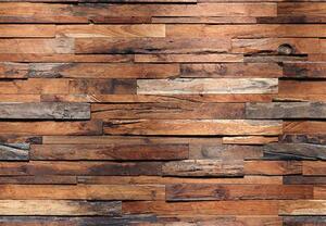 Fototapeta Wooden Wall, rozměr 366 cm x 254 cm, fototapety dřevěná zeď 00150, W+G