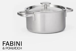 Fabini Hrnec FABINI & Pohlreich 2.0, ø 20 cm (3 l) - Nerezový beznýtový hrnec z vícevrstvé nerezové oceli s poklicí