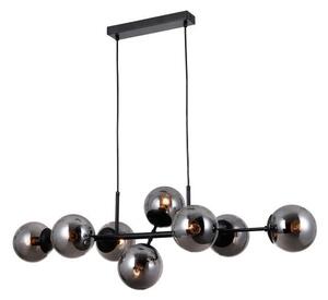 ITALUX PND-1098-8-BL Molite závěsné svítidlo 8xE14 černá, grafitová
