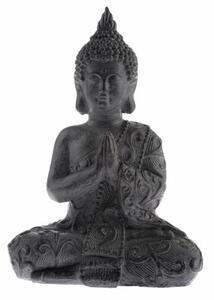 Zahradní dekorace Budha,antracit, magnesium, 38 x 15 x 26 cm