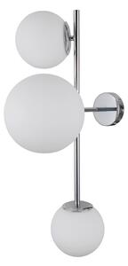ITALUX WL-31221-3B-CH Vailante nástěnné svítidlo 1xE27, 2xE14 chrom, bílá