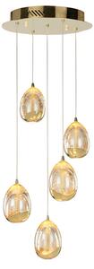 ITALUX PND-22112132-5A-CHPN Huelto závěsné svítidlo LED D300mm 24W/1450lm 3000K champagne zlatá