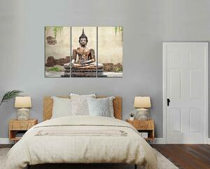Obraz na plátně Sedící Budha