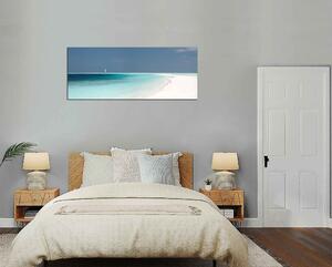 Obraz na stěnu Pláž a plachetnice
