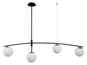 ITALUX PND-31322-4A-SB Senai závěsné svítidlo 4xG9 černá matná, bílá