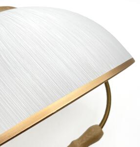 Stahovací lustr RAMONA 1xE27/60W/230V hnědá/bílá/dub
