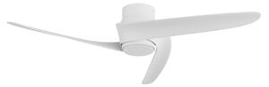 Inteligentní stropní ventilátor LED Groenland S, bílý, tichý – Mantra Mantra Iluminación, Groenland S, stmívatelné, Bílá, Obývací pokoj, Kov, Moderní