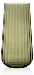 SKLENĚNÁ VÁZA RONA DECO FADE EMERALD 25CM