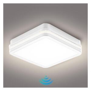 Brilagi - LED Venkovní svítidlo se senzorem BENE LED/24W/230V 26x26 cm bílá IP54