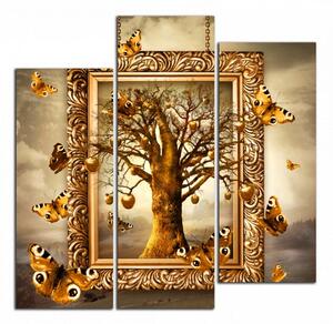 Moderní obraz Strom a motýli