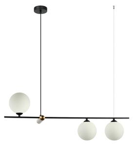 ITALUX PND-76540-3-BK Barletta závěsné svítidlo 3xG9 černá, bílá