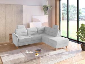 ROHOVÁ SEDAČKA, textil, barvy stříbra Sit & More - Sedací soupravy, Online Only