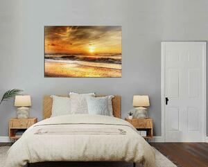 Obraz na stěnu Západ slunce na pláži