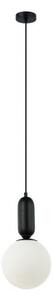 ITALUX PND-02340-1M-BK Aldeva závěsné svítidlo 1xE27 D200mm černá, bílá