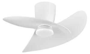 LED stropní ventilátor Ona, bílý, DC, tichý, CCT, 70 cm – Mantra Mantra Iluminación, Ona, stmívatelné, Bílá, Obývací pokoj, Kov, Moderní