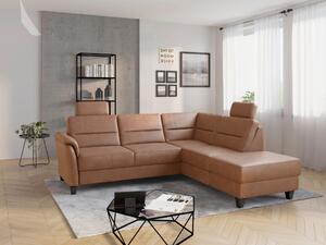 ROHOVÁ SEDAČKA, textil, koňaková Sit & More - Sedací soupravy, Online Only