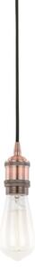 DS-M-034 RED COPPER ITALUX class moderní závěsné svítidlo - objímka 1X60W E27 IP20