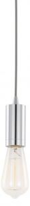 DS-M-038 chrom ITALUX Moderna moderní závěsné svítidlo - objímka 1X60W E27 IP20
