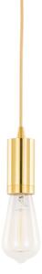 DS-M-038 GOLD ITALUX Moderna moderní závěsné svítidlo - objímka 1X60W E27 IP20