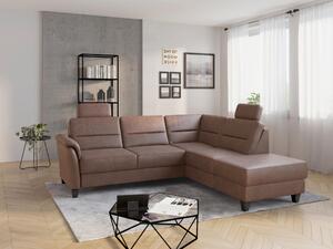 ROHOVÁ SEDAČKA, textil, barvy lískového ořechu Sit & More - Sedací soupravy, Online Only