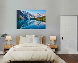 Obraz na plátně Hory a jezero