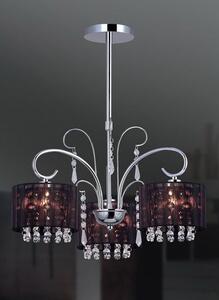 MDM1583 / 3 ITALUX Span glamour křišťálové závěsné svítidlo 3X40W E14 IP20