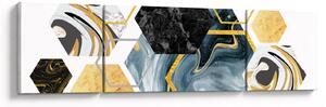 Obraz - Mnohoúhelníky (170x50 cm)