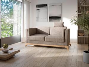 2,5SEDÁK, textil, šedohnědá Sit & More - Pohovky, Online Only