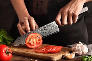 Šéfkuchařský nůž Kiritsuke 8.5" XINZUO OSAKA 67 vrstev damaškové oceli