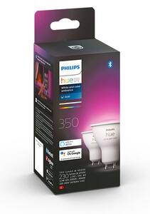 Philips Hue White and color ambiance 8719514340084 LED žárovka GU10 4,3W/350lm 2000-6500K+RGB bluetooth 2-set