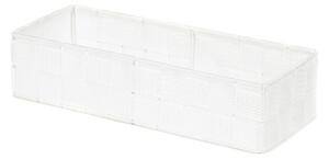 Bílý koupelnový organizér Compactor Stan, 12 x 30 cm