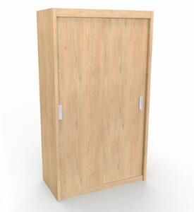 Skříň MIA XL s posuvnými dveřmi Dub sametový, Šířka: 120 cm