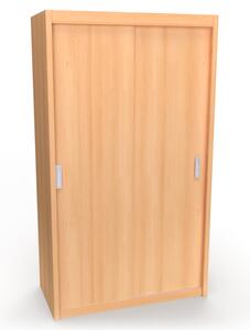 Skříň MIA XL s posuvnými dveřmi Buk, Šířka: 120 cm