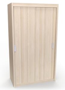 Skříň MIA XL s posuvnými dveřmi Akácie světlá, Šířka: 120 cm