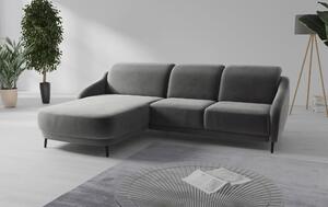 ROHOVÁ SEDAČKA, textil, šedá Sit & More - Sedací soupravy, Online Only