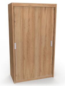 Skříň MIA XL s posuvnými dveřmi Dub harmony, Šířka: 120 cm